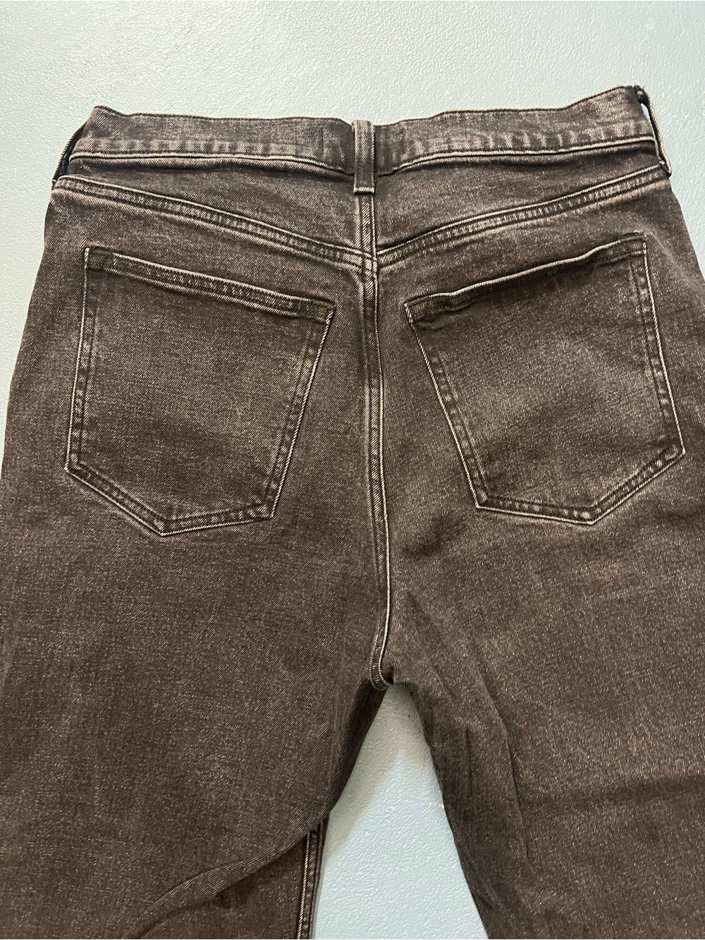 Abercrombie & Fitch Women's Ultra High Rise Ankle Straight Black Jeans XSHORT - Picture 4 of 6